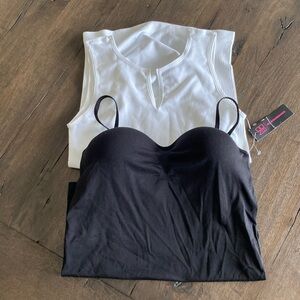 Black and White Tank Tops